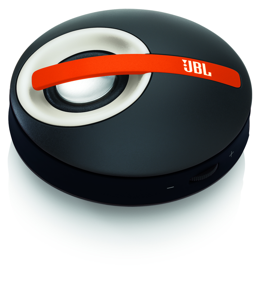 JBL On Tour Micro - Orange / Black - Rechargeable & Ultra-portable Speaker with Aux-in - Hero